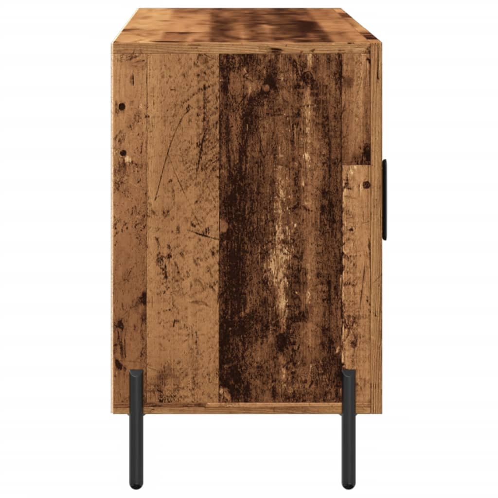 Dressoir 100x36x60 cm bewerkt hout oud houtkleurig is nu te koop bij PeponiXL, paradijselijk wonen!