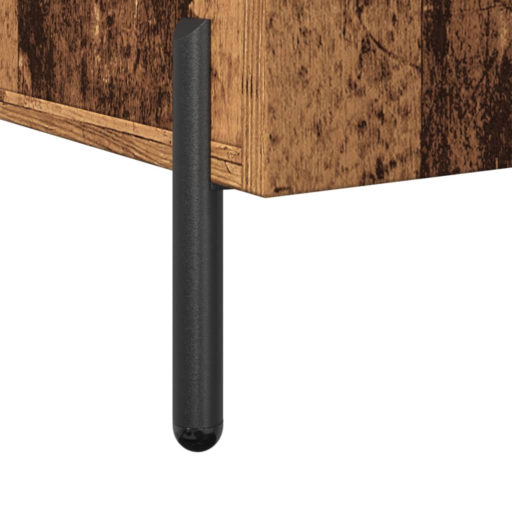 Dressoir 100x36x60 cm bewerkt hout oud houtkleurig is nu te koop bij PeponiXL, paradijselijk wonen!