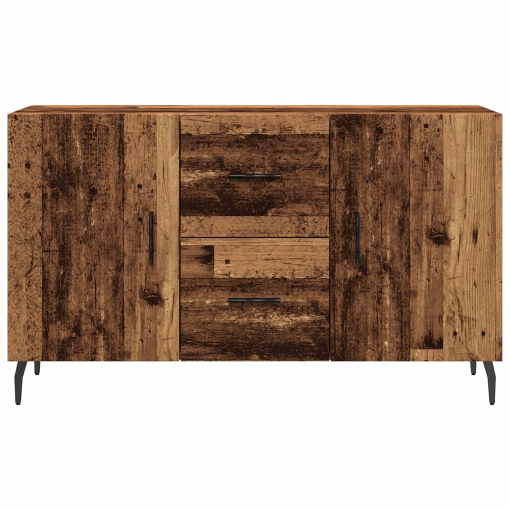 Dressoir 100x36x60 cm bewerkt hout oud houtkleurig is nu te koop bij PeponiXL, paradijselijk wonen!