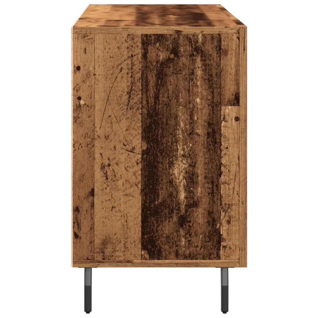 Dressoir 100x36x60 cm bewerkt hout oud houtkleurig is nu te koop bij PeponiXL, paradijselijk wonen!