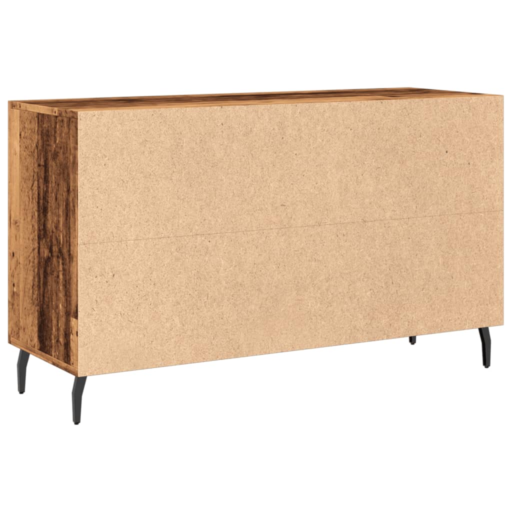 Dressoir 100x36x60 cm bewerkt hout oud houtkleurig is nu te koop bij PeponiXL, paradijselijk wonen!