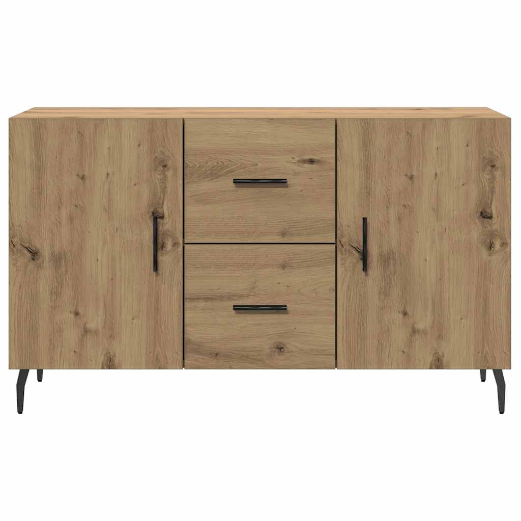 Dressoir 100x36x60 cm bewerkt hout artisanaal eikenkleurig is nu te koop bij PeponiXL, paradijselijk wonen!