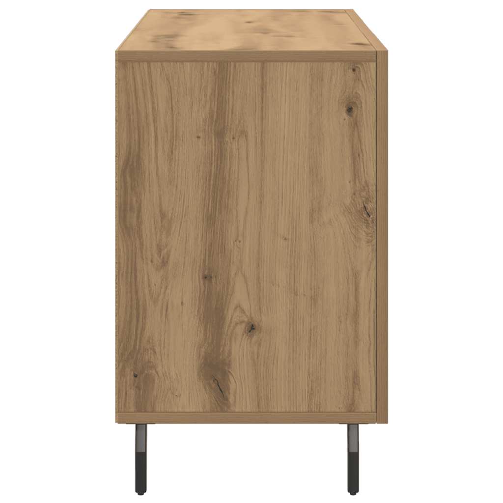 Dressoir 100x36x60 cm bewerkt hout artisanaal eikenkleurig is nu te koop bij PeponiXL, paradijselijk wonen!