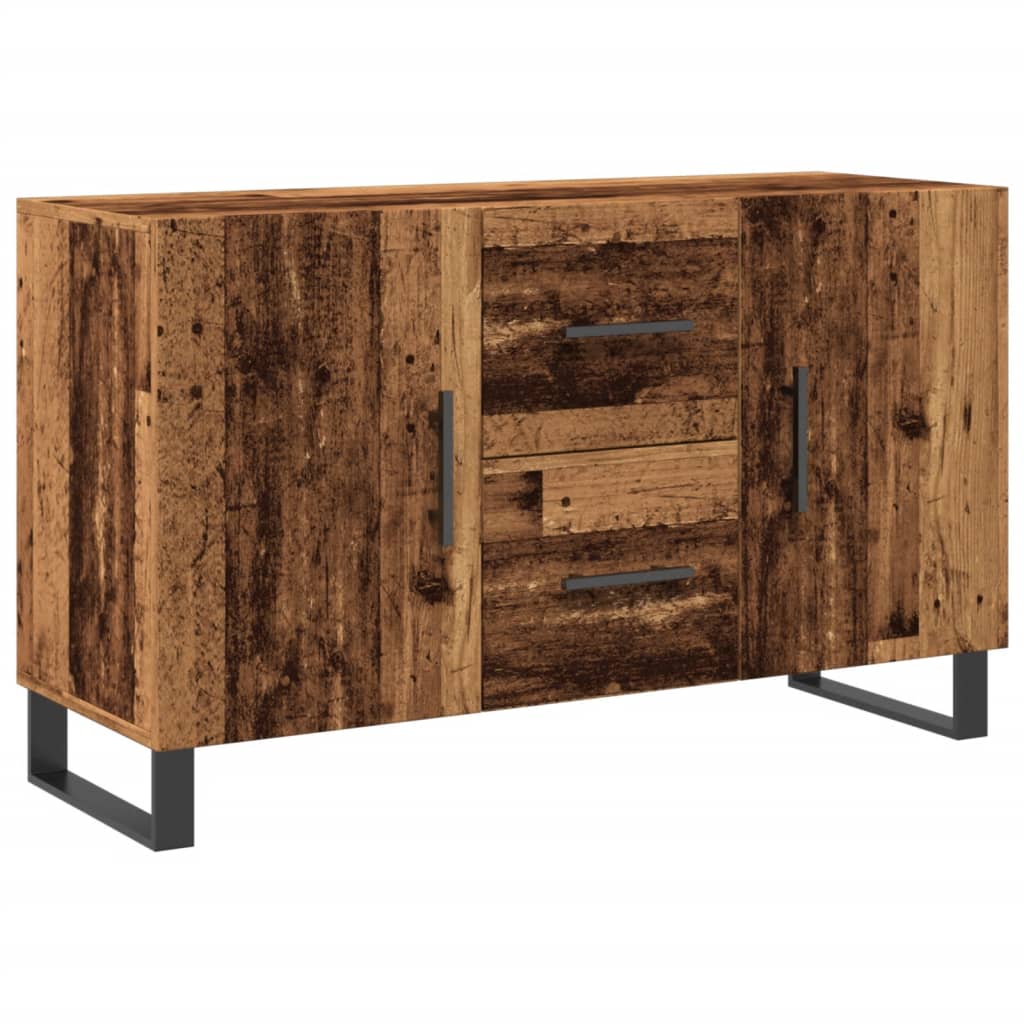Dressoir 100x36x60 cm bewerkt hout oud houtkleurig is nu te koop bij PeponiXL, paradijselijk wonen!