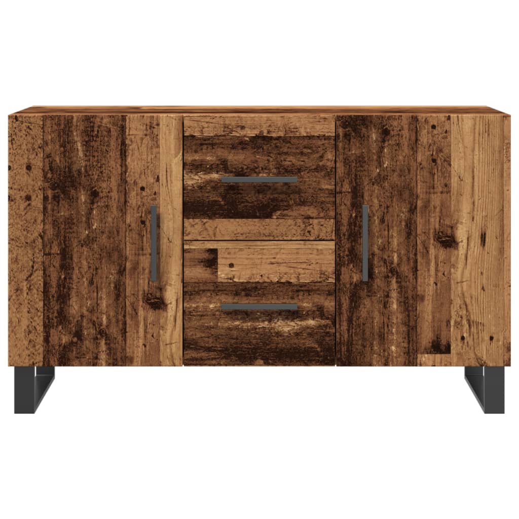 Dressoir 100x36x60 cm bewerkt hout oud houtkleurig is nu te koop bij PeponiXL, paradijselijk wonen!