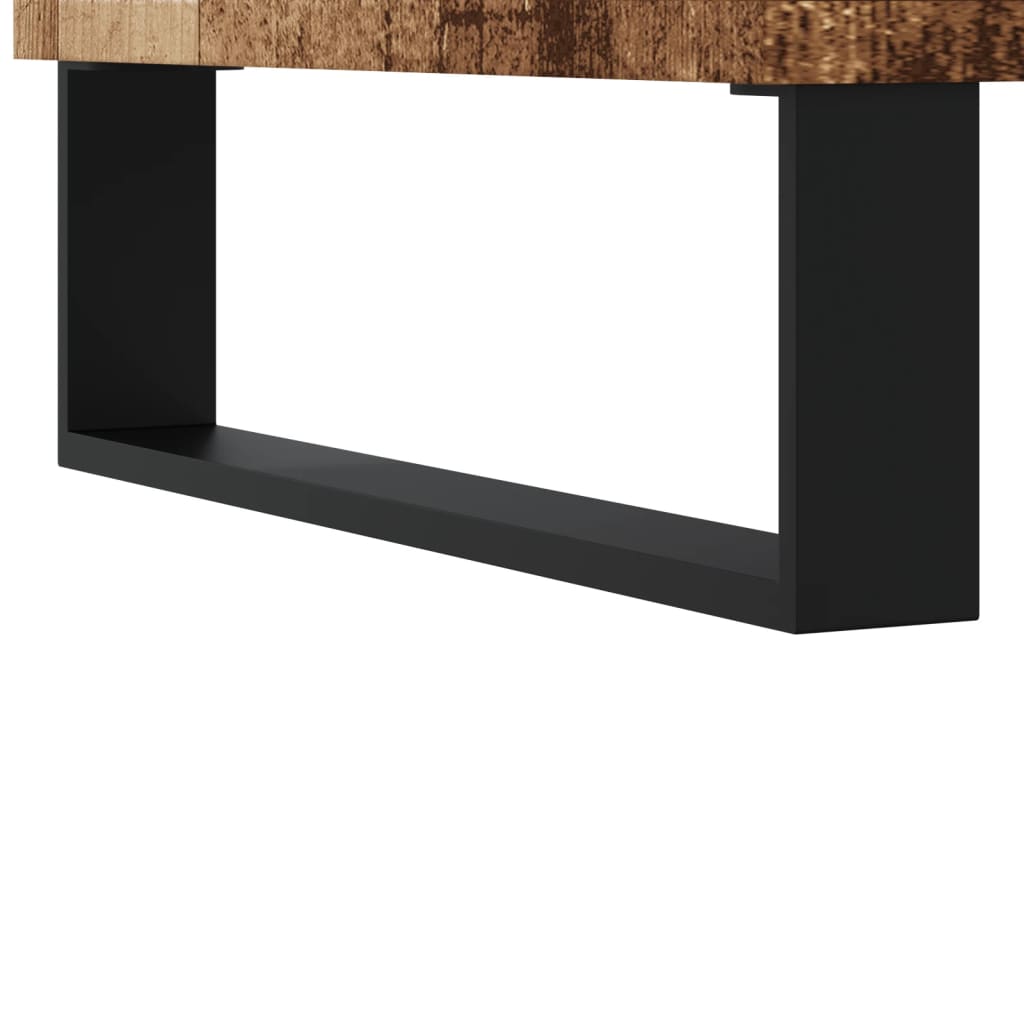 Dressoir 100x36x60 cm bewerkt hout oud houtkleurig is nu te koop bij PeponiXL, paradijselijk wonen!