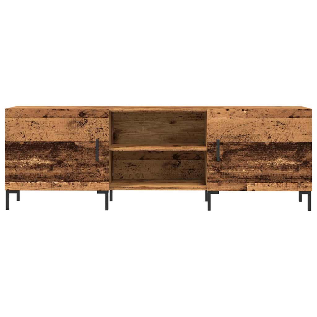 Tv-meubel 150x30x50 cm bewerkt hout oud houtkleurig is nu te koop bij PeponiXL, paradijselijk wonen!