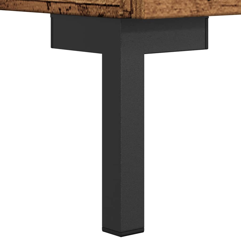 Tv-meubel 150x30x50 cm bewerkt hout oud houtkleurig is nu te koop bij PeponiXL, paradijselijk wonen!