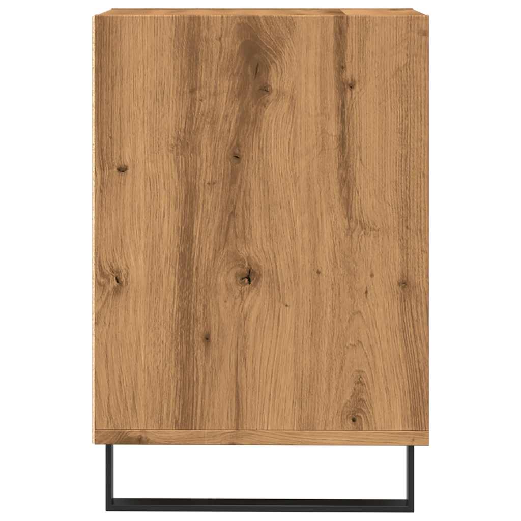 Tv-meubel 100x35x55 cm bewerkt hout artisanaal eikenkleur is nu te koop bij PeponiXL, paradijselijk wonen!