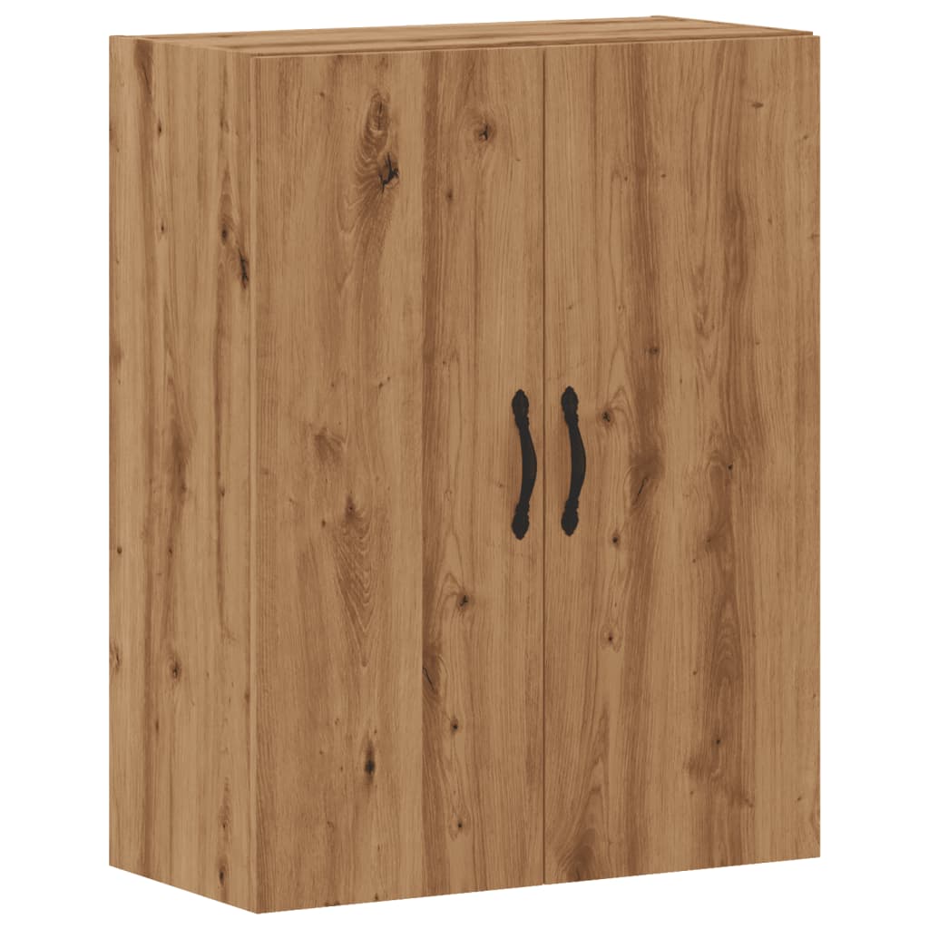 Wandkast 69,5x34x90 cm bewerkt hout artisanaal eikenkleurig is nu te koop bij PeponiXL, paradijselijk wonen!