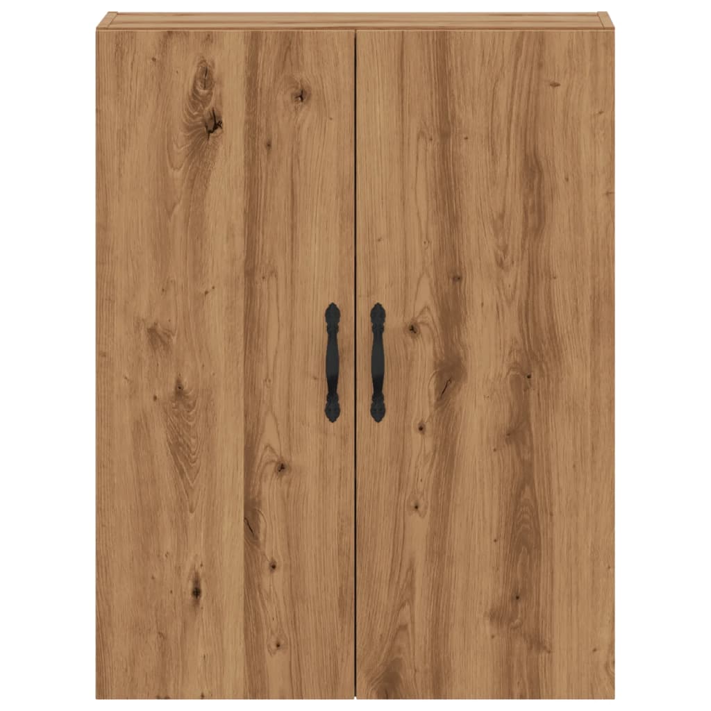Wandkast 69,5x34x90 cm bewerkt hout artisanaal eikenkleurig is nu te koop bij PeponiXL, paradijselijk wonen!
