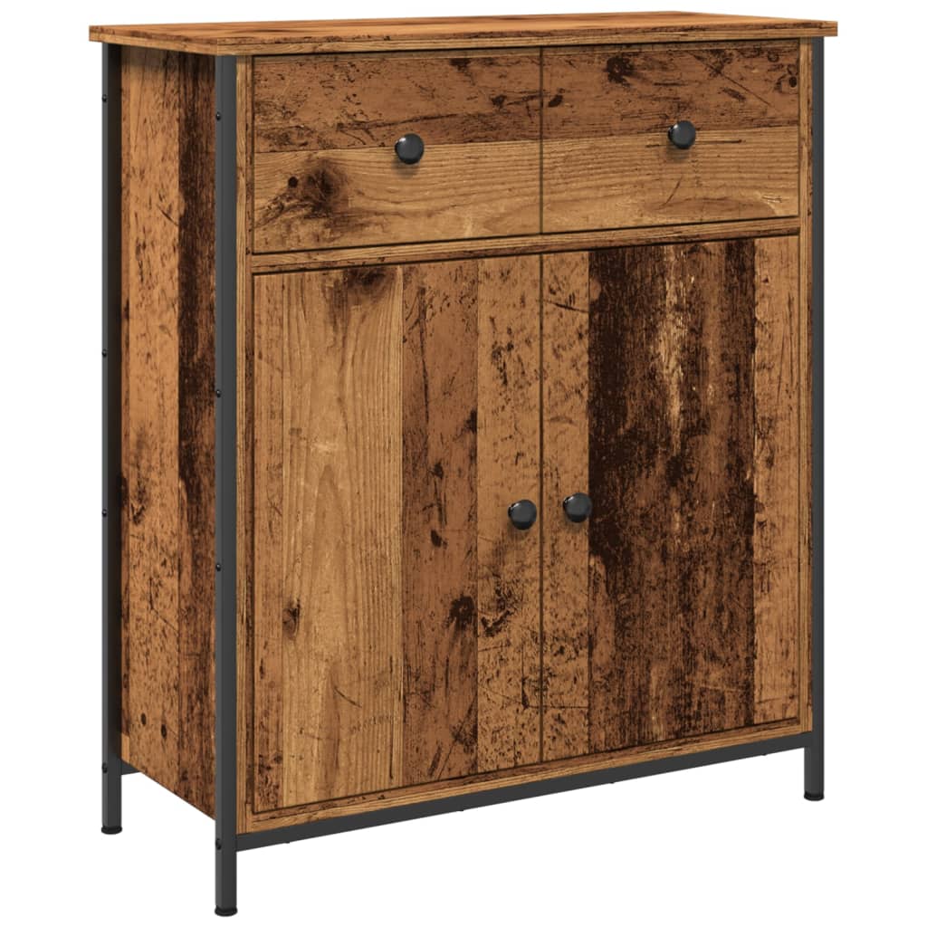 Dressoir 70x41x56 cm bewerkt hout oud houtkleurig is nu te koop bij PeponiXL, paradijselijk wonen!