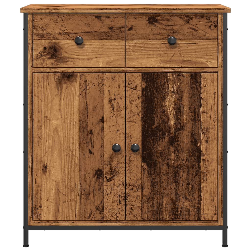 Dressoir 70x41x56 cm bewerkt hout oud houtkleurig is nu te koop bij PeponiXL, paradijselijk wonen!