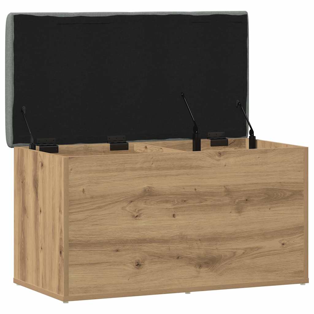 Opbergbank Artisan Eikenhout 82x42x45 cm Bewerkt Hout is nu te koop bij PeponiXL, paradijselijk wonen!