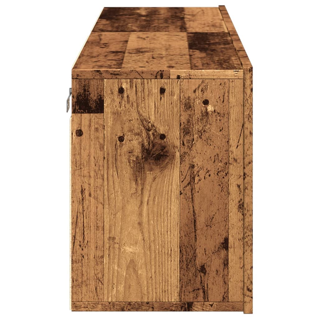Tv-meubels 2 st wandgemonteerd 60x30x41 cm oud houtkleurig is nu te koop bij PeponiXL, paradijselijk wonen!