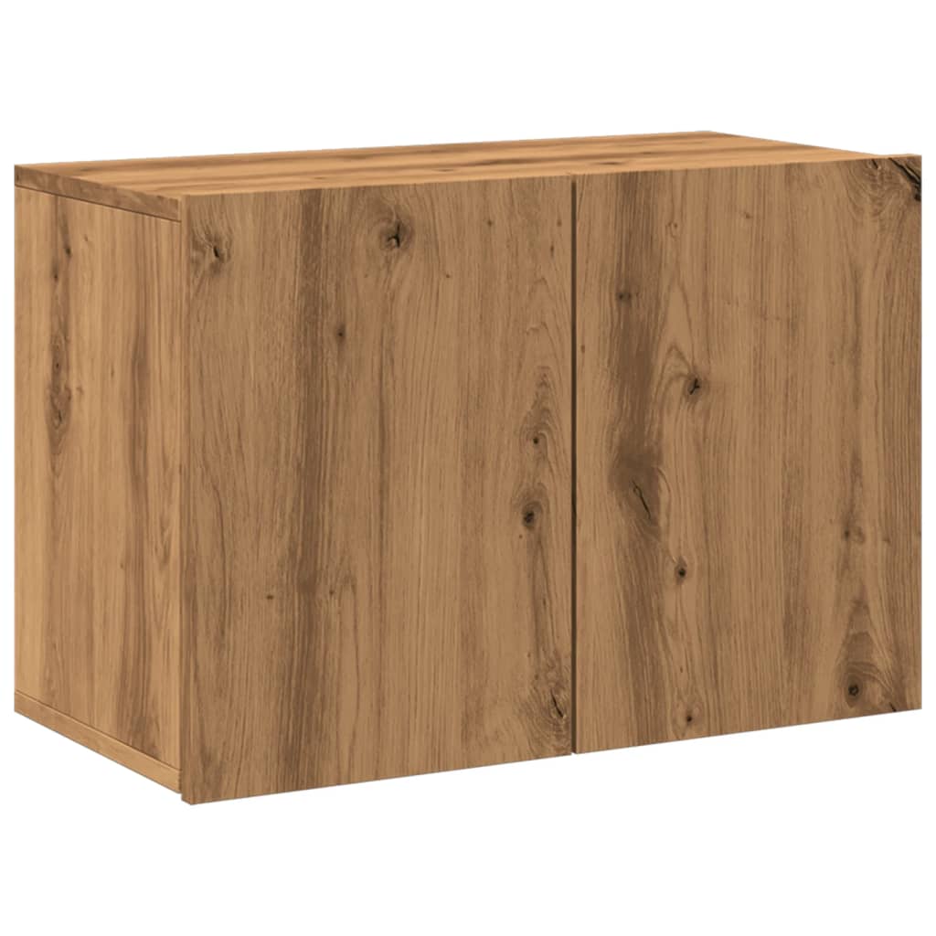 Tv-meubel wandgemonteerd 60x30x41 cm artisanaal eikenkleurig is nu te koop bij PeponiXL, paradijselijk wonen!