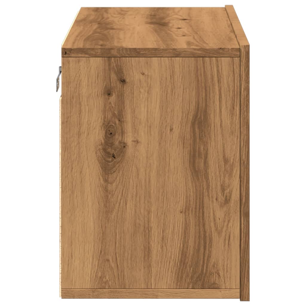 Tv-meubel wandgemonteerd 60x30x41 cm artisanaal eikenkleurig is nu te koop bij PeponiXL, paradijselijk wonen!