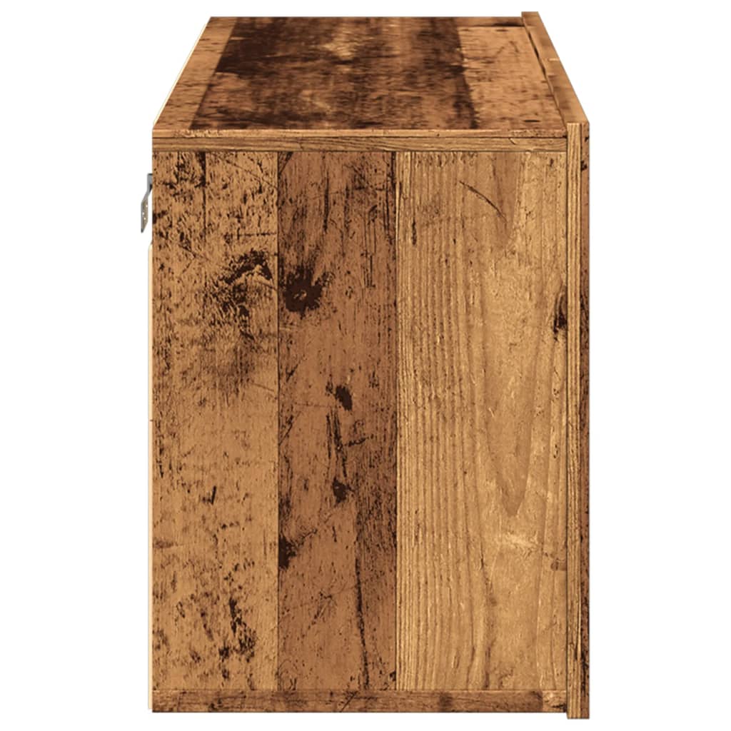 Tv-meubel wandgemonteerd 80x30x41 cm oud houtkleurig is nu te koop bij PeponiXL, paradijselijk wonen!