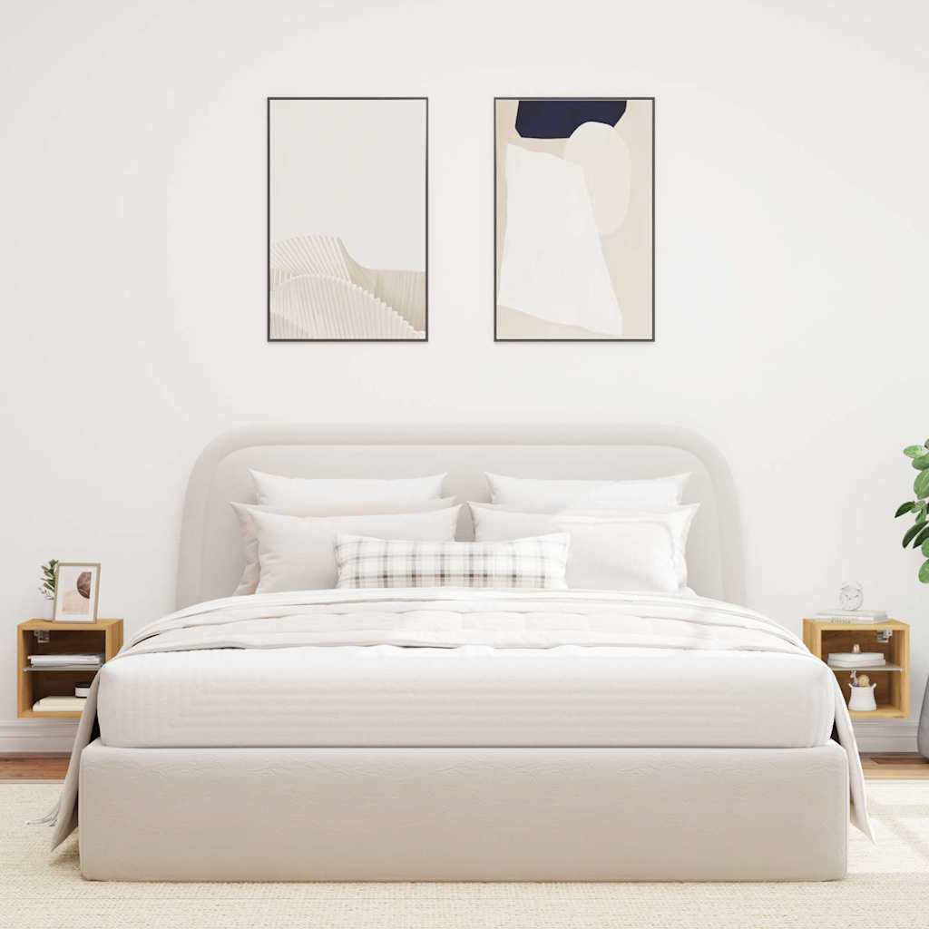 Tv-wandmeubels met LED 2 st 30x28,5x30 cm artisanaal eikenkleur is nu te koop bij PeponiXL, paradijselijk wonen!