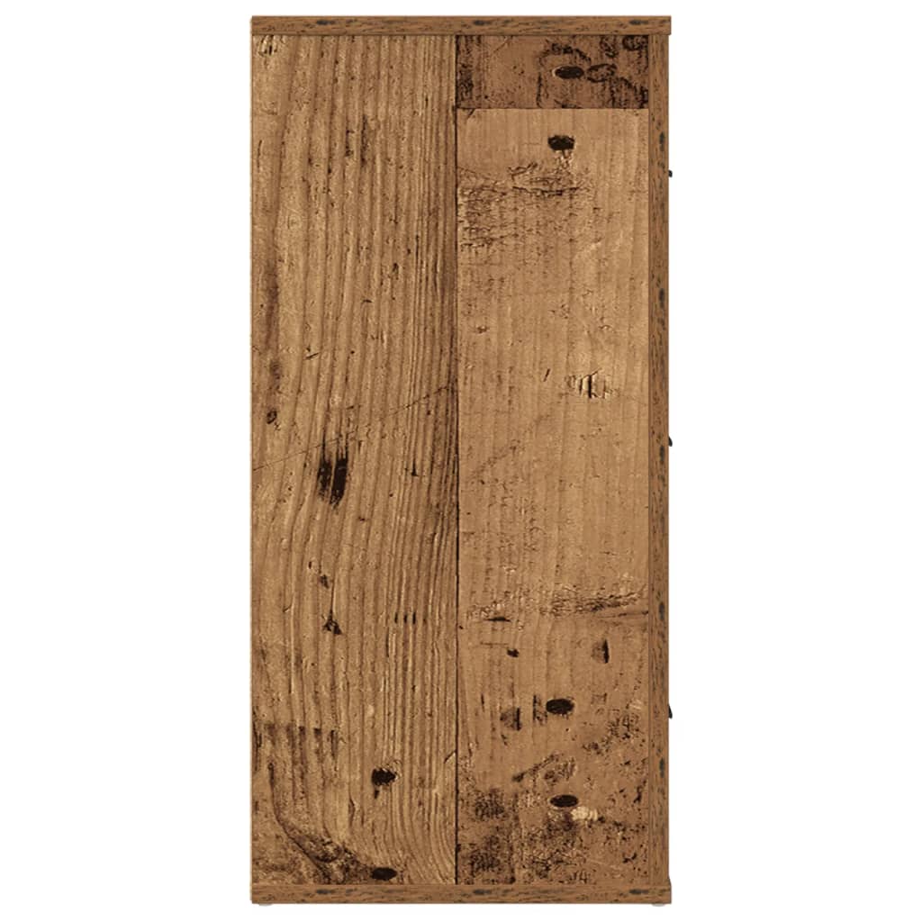 Dressoir 80x33x70 cm bewerkt hout oud houtkleurig is nu te koop bij PeponiXL, paradijselijk wonen!