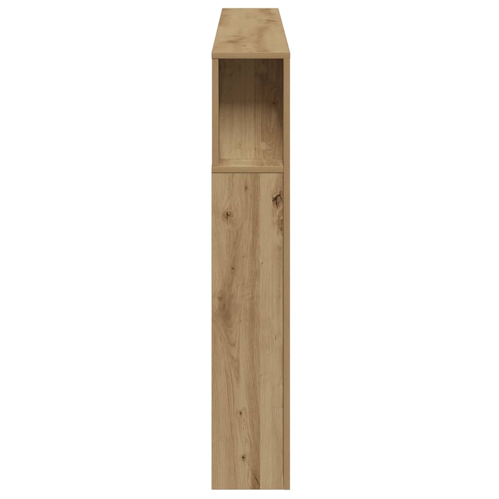 Hoofdeinde met LED 200x18,5x103,5 cm hout artisanaal eikenkleur is nu te koop bij PeponiXL, paradijselijk wonen!