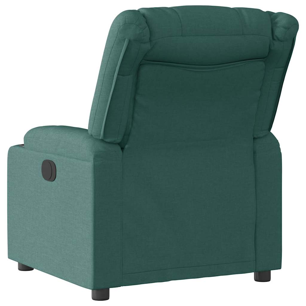Fauteuil verstelbaar stof donkergroen is nu te koop bij PeponiXL, paradijselijk wonen!