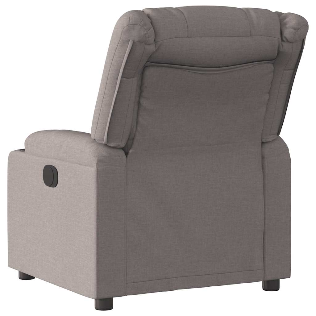 Fauteuil verstelbaar stof taupe is nu te koop bij PeponiXL, paradijselijk wonen!