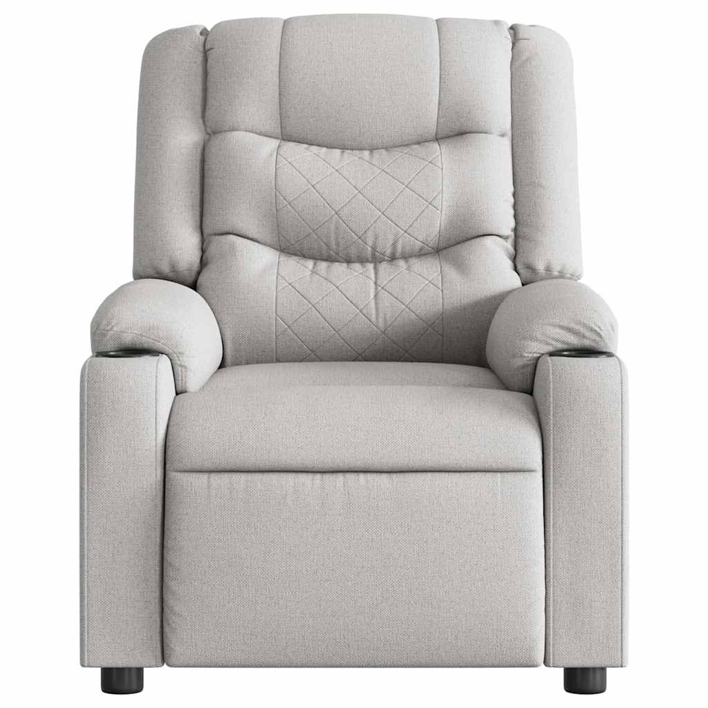 Fauteuil verstelbaar stof wolk grijs is nu te koop bij PeponiXL, paradijselijk wonen!