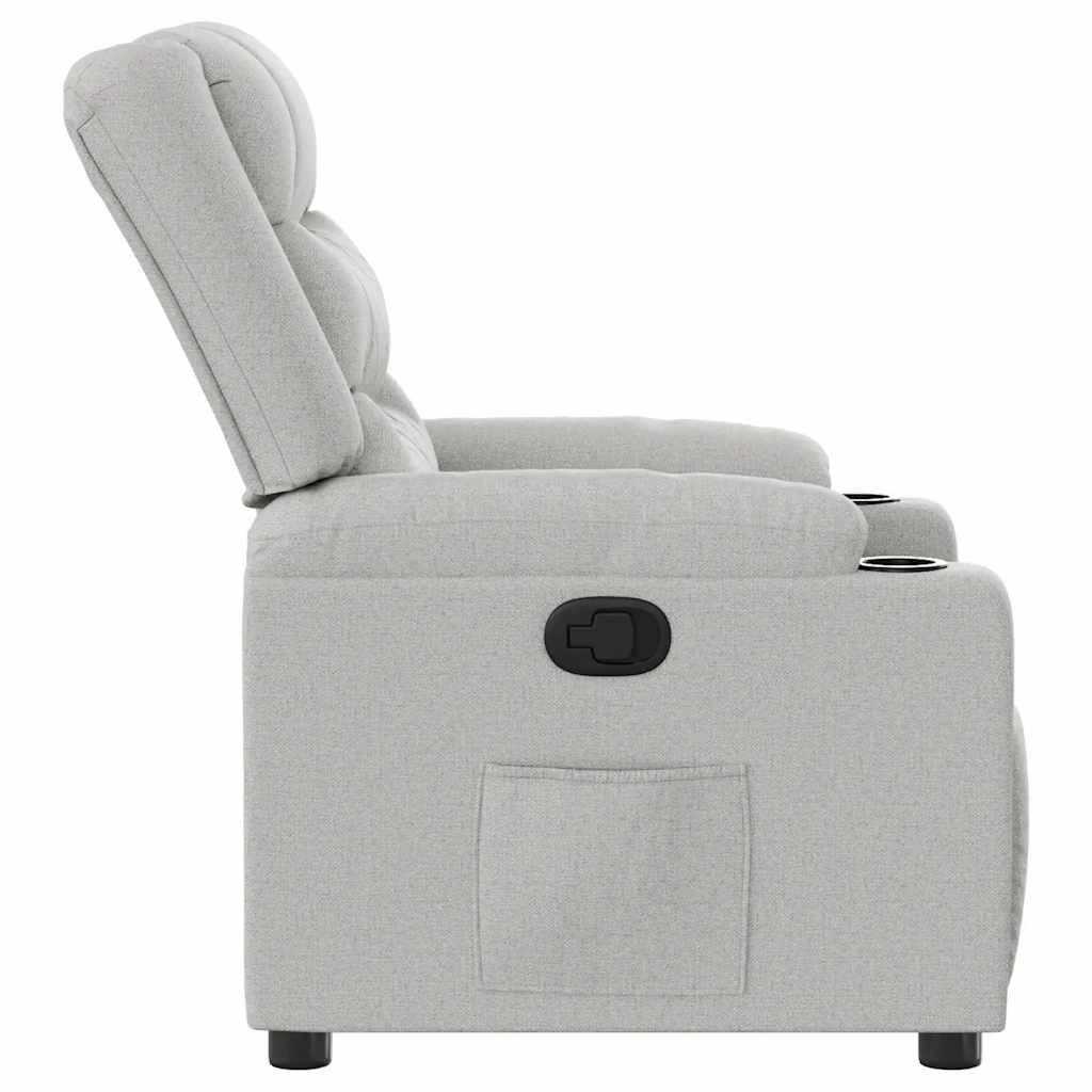 Fauteuil verstelbaar stof wolk grijs is nu te koop bij PeponiXL, paradijselijk wonen!