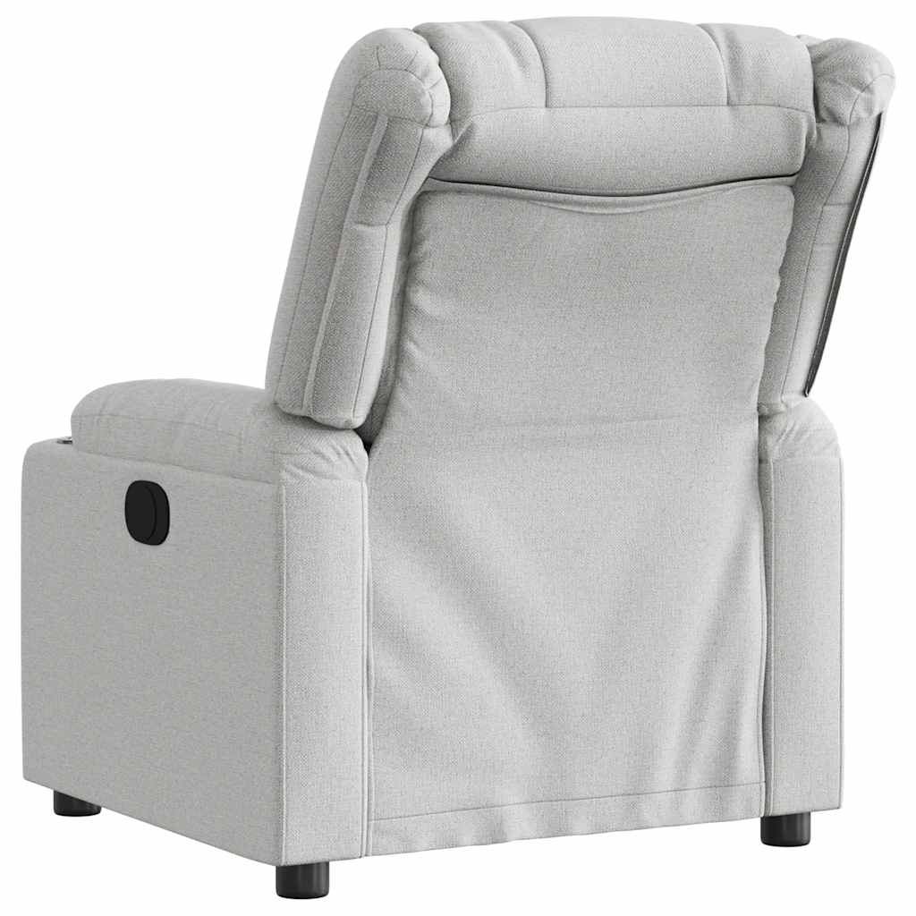 Fauteuil verstelbaar stof wolk grijs is nu te koop bij PeponiXL, paradijselijk wonen!