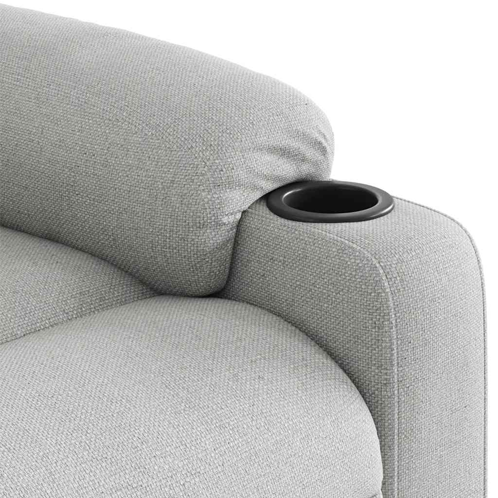 Fauteuil verstelbaar stof wolk grijs is nu te koop bij PeponiXL, paradijselijk wonen!