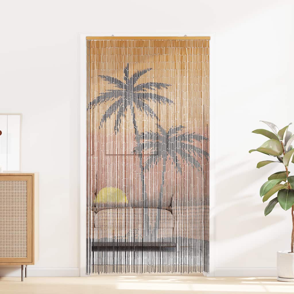Insectengordijn 100x220 cm bamboe palmboom print is nu te koop bij PeponiXL, paradijselijk wonen!
