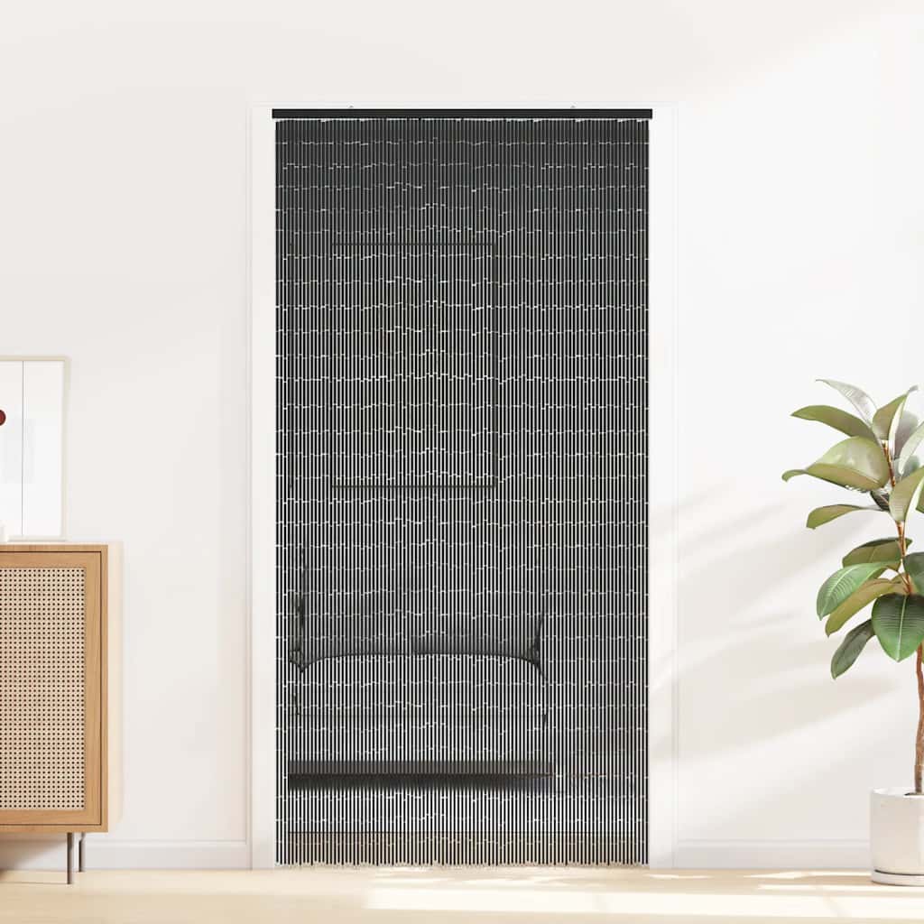 Insectengordijn 100x220 cm bamboe donkergrijs is nu te koop bij PeponiXL, paradijselijk wonen!
