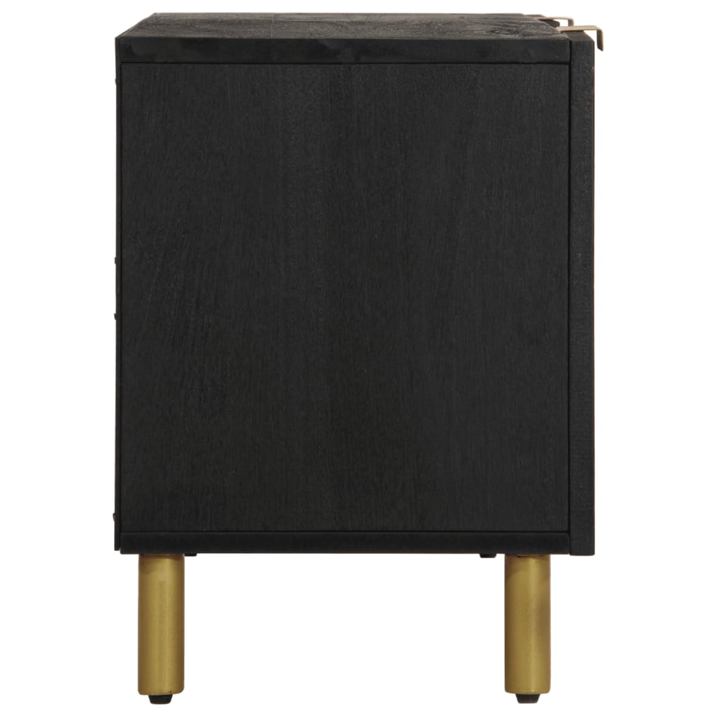 tv-meubel 105x33x46 cm bewerkt hout zwart is nu te koop bij PeponiXL, paradijselijk wonen!