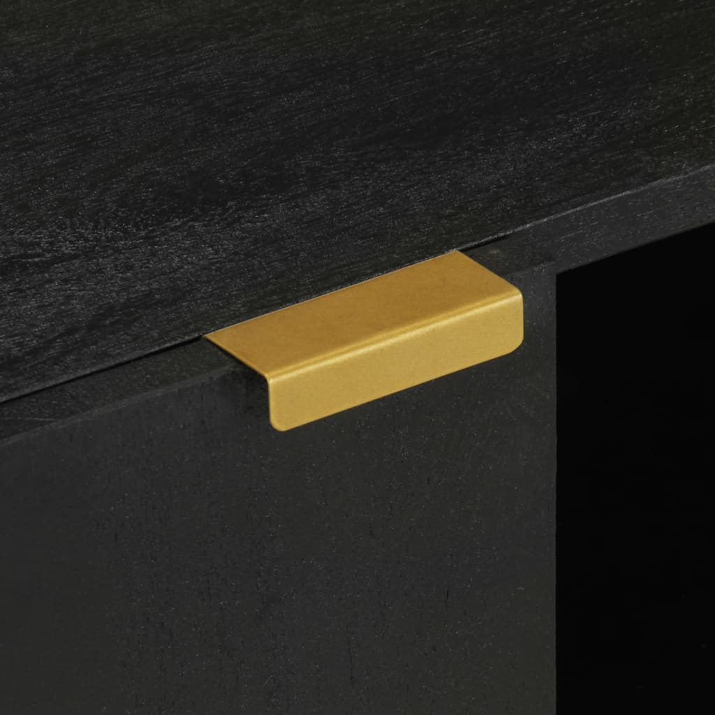 tv-meubel 105x33x46 cm bewerkt hout zwart is nu te koop bij PeponiXL, paradijselijk wonen!