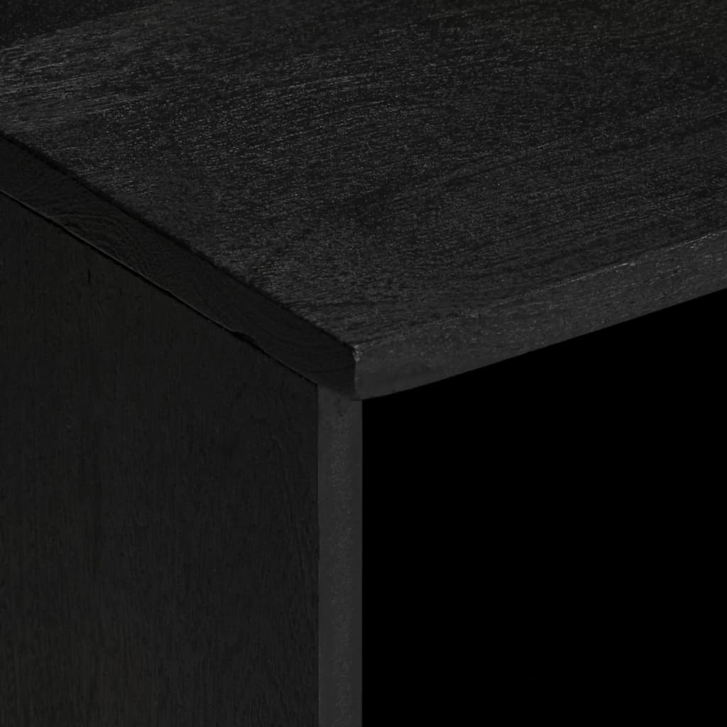 Tv-meubel 100x33x46 cm bewerkt hout zwart is nu te koop bij PeponiXL, paradijselijk wonen!