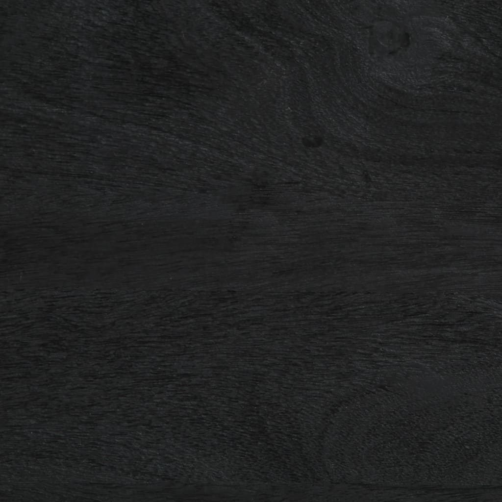 Dressoir 80x33x75 cm bewerkt hout zwart is nu te koop bij PeponiXL, paradijselijk wonen!