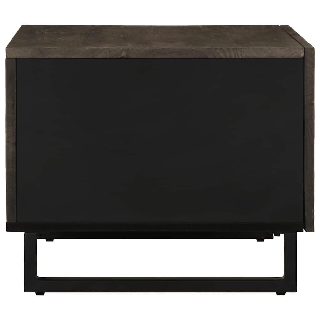 Salontafel 80x50x40 cm massief mangohout zwart is nu te koop bij PeponiXL, paradijselijk wonen!