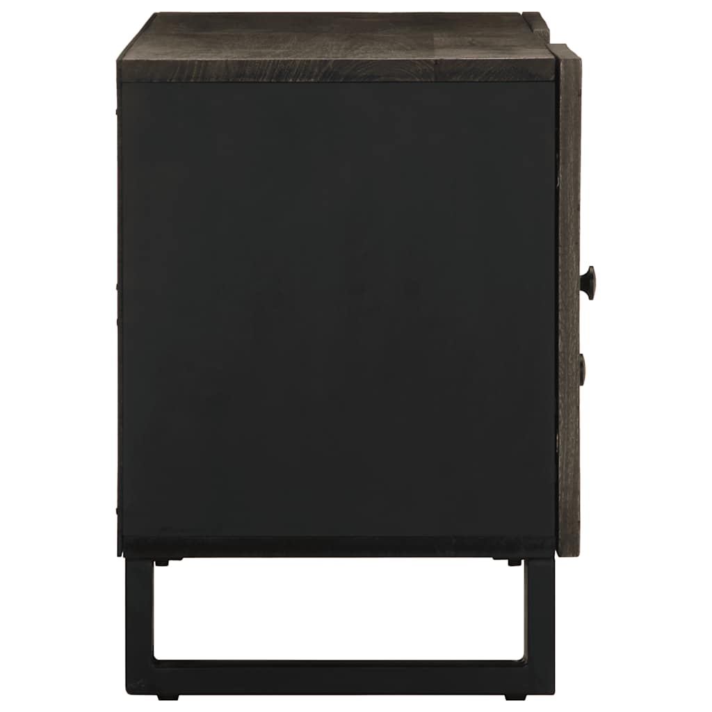 Tv-meubel 105x33x46 cm massief mangohout zwart is nu te koop bij PeponiXL, paradijselijk wonen!