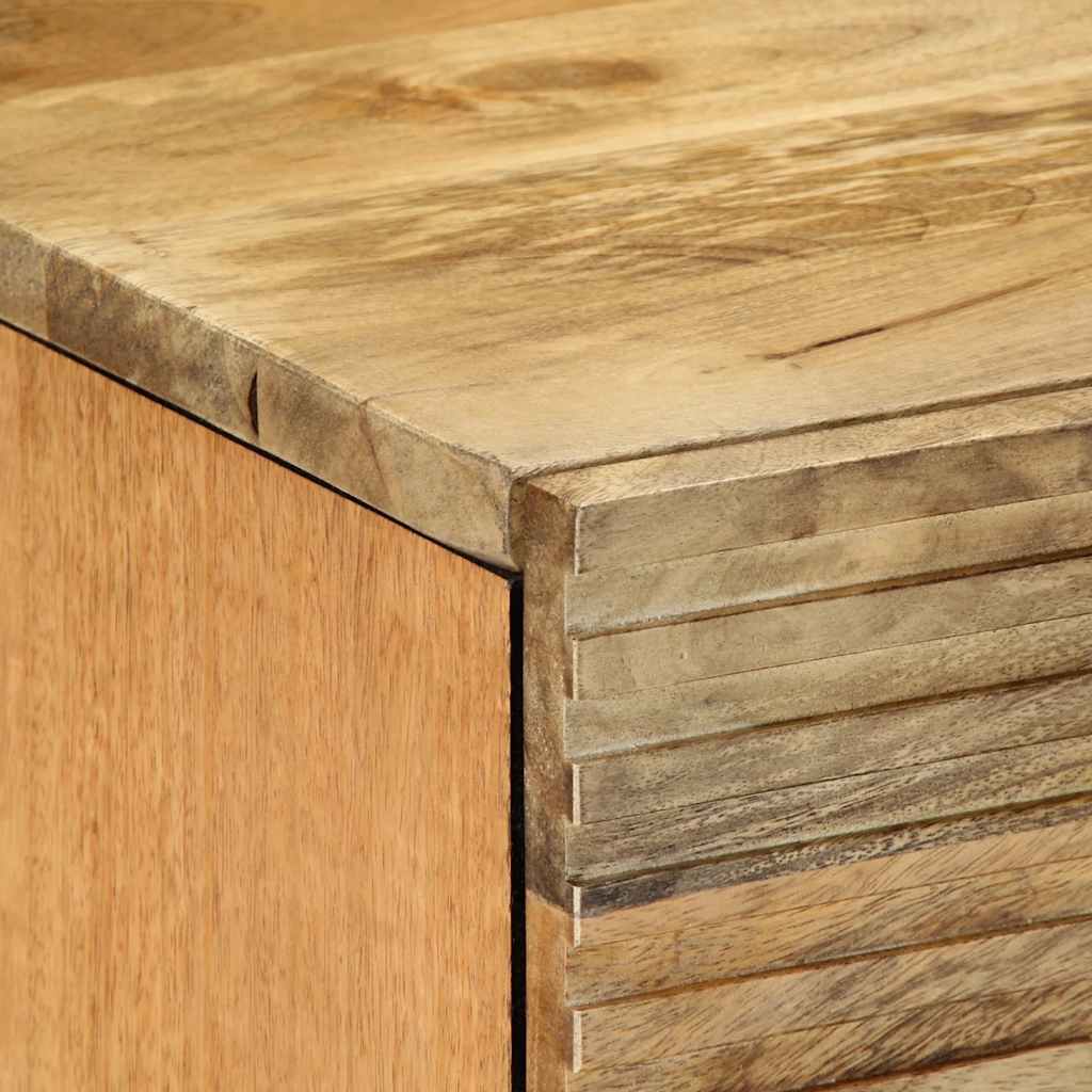 Nachtkastje 40x33x46 cm massief mangohout bruin is nu te koop bij PeponiXL, paradijselijk wonen!