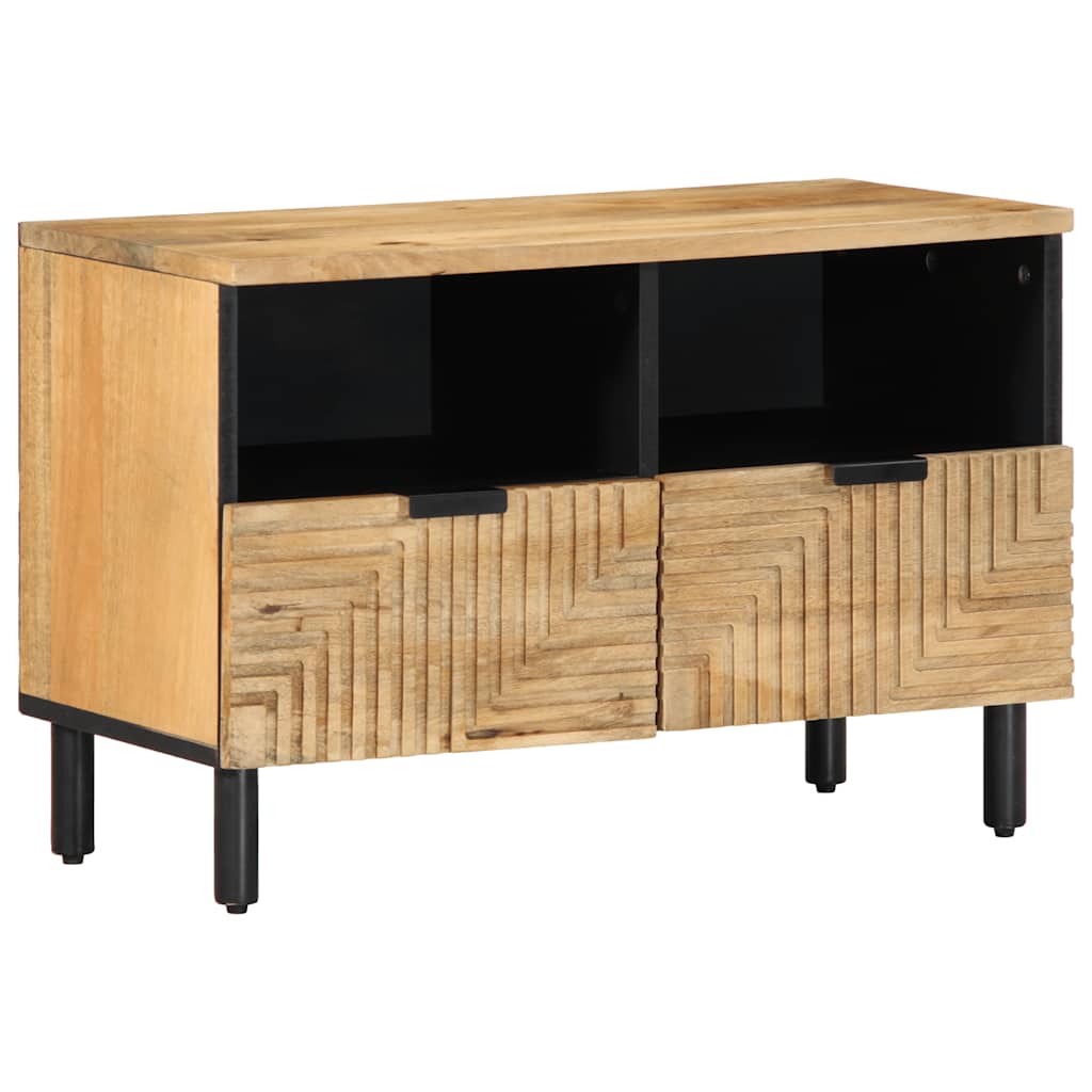 Tv-meubel 70x33x46 cm massief mangohout bruin is nu te koop bij PeponiXL, paradijselijk wonen!