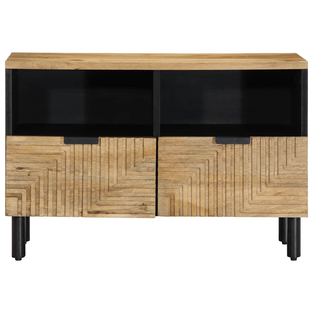 Tv-meubel 70x33x46 cm massief mangohout bruin is nu te koop bij PeponiXL, paradijselijk wonen!