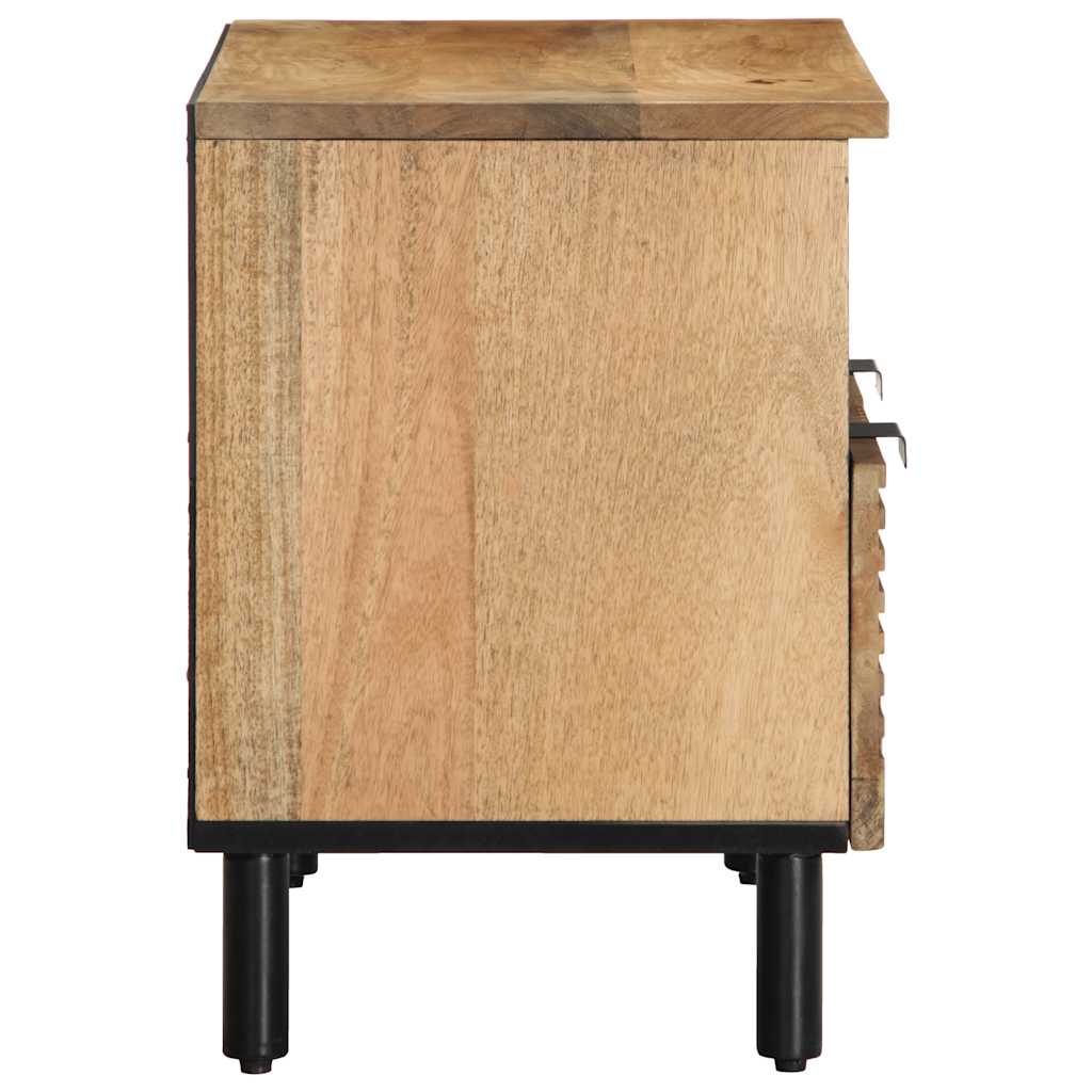 Tv-meubel 70x33x46 cm massief mangohout bruin is nu te koop bij PeponiXL, paradijselijk wonen!