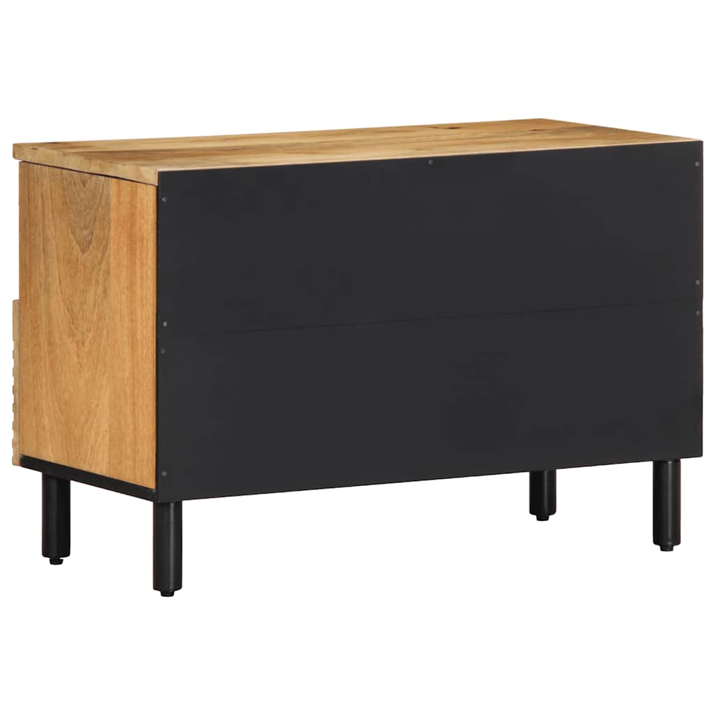 Tv-meubel 70x33x46 cm massief mangohout bruin is nu te koop bij PeponiXL, paradijselijk wonen!