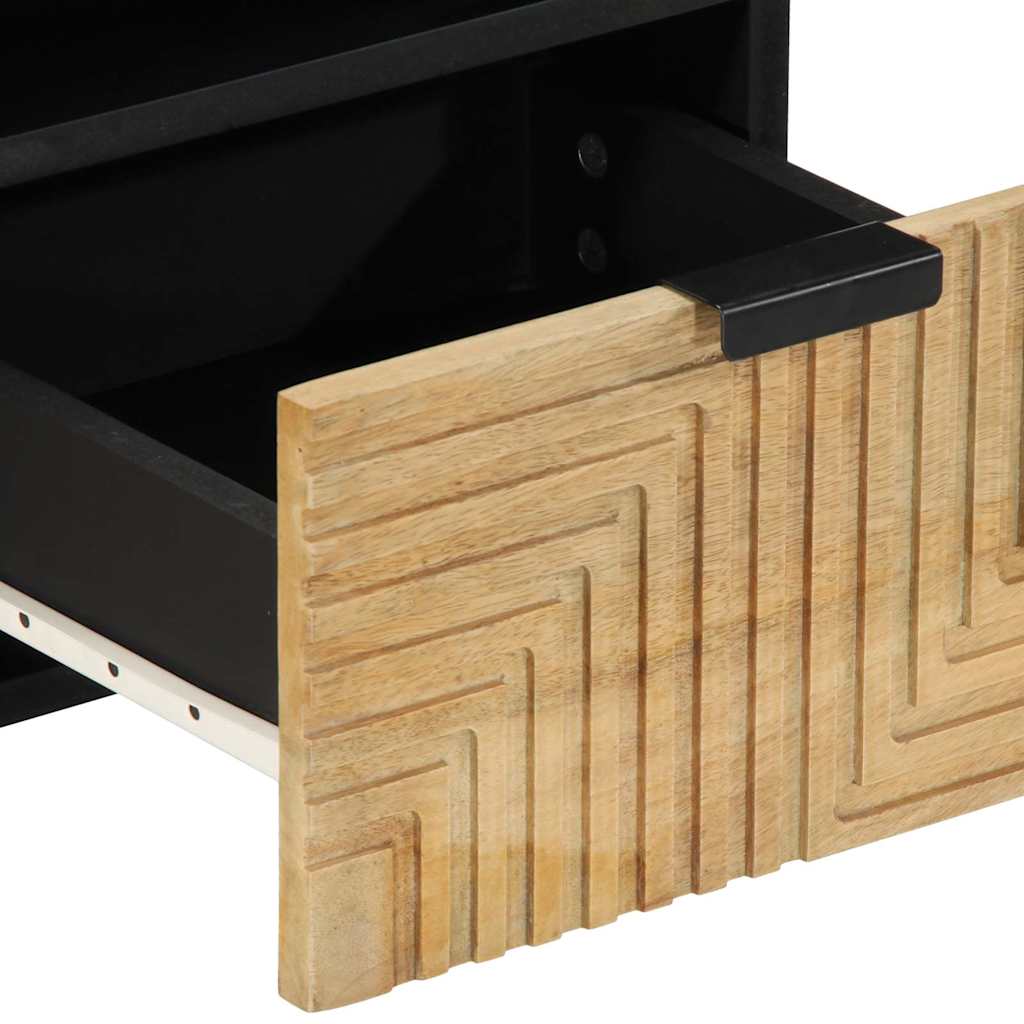 Tv-meubel 70x33x46 cm massief mangohout bruin is nu te koop bij PeponiXL, paradijselijk wonen!