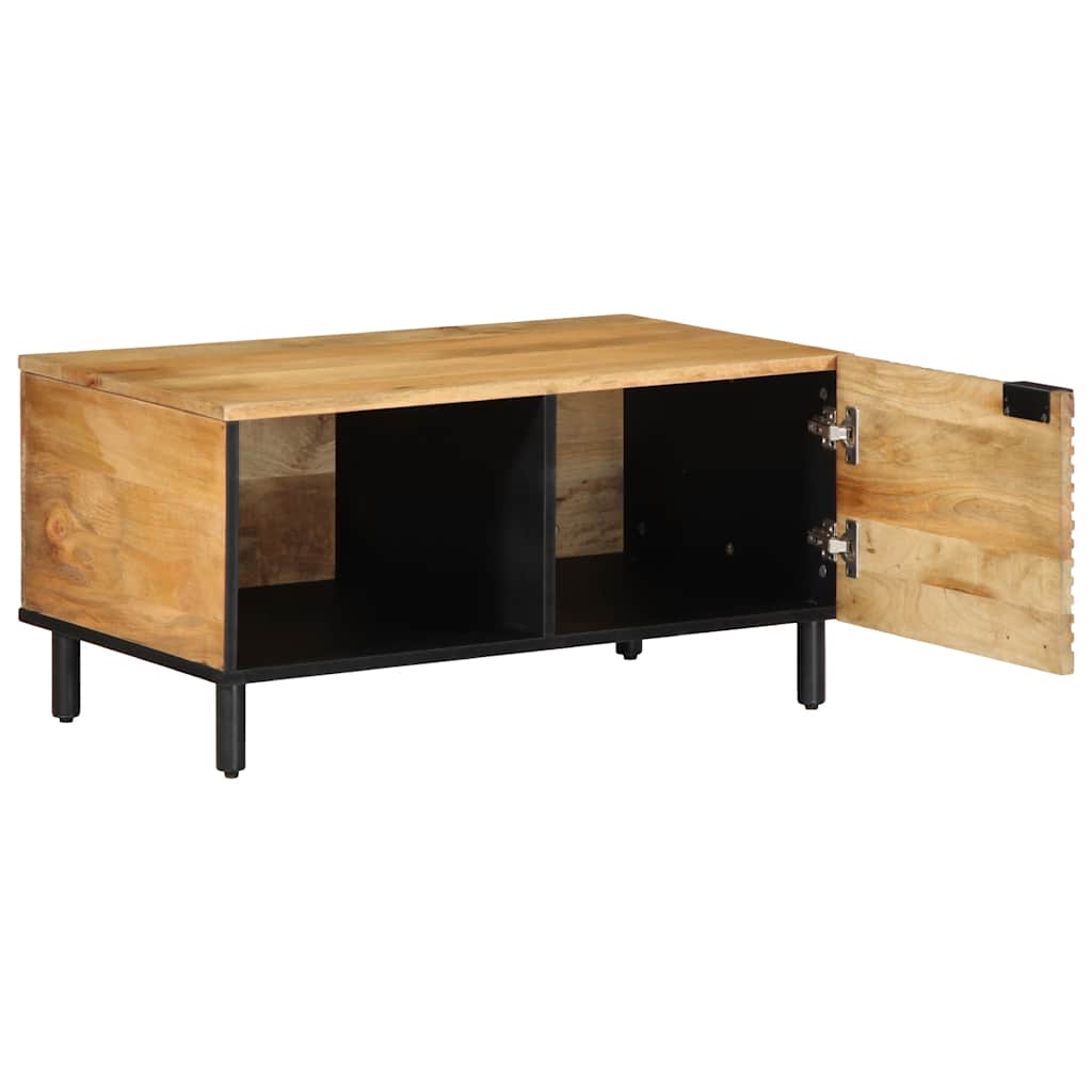 Salontafel 80x50x40 cm massief mangohout bruin is nu te koop bij PeponiXL, paradijselijk wonen!