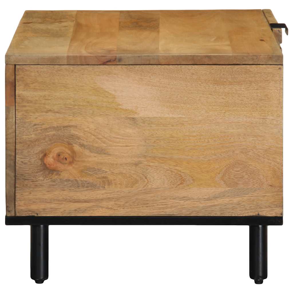 Salontafel 80x50x40 cm massief mangohout bruin is nu te koop bij PeponiXL, paradijselijk wonen!