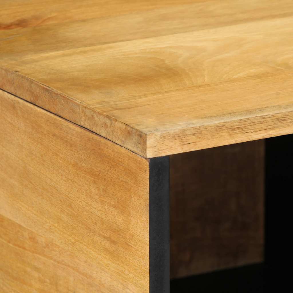 Salontafel 80x50x40 cm massief mangohout bruin is nu te koop bij PeponiXL, paradijselijk wonen!