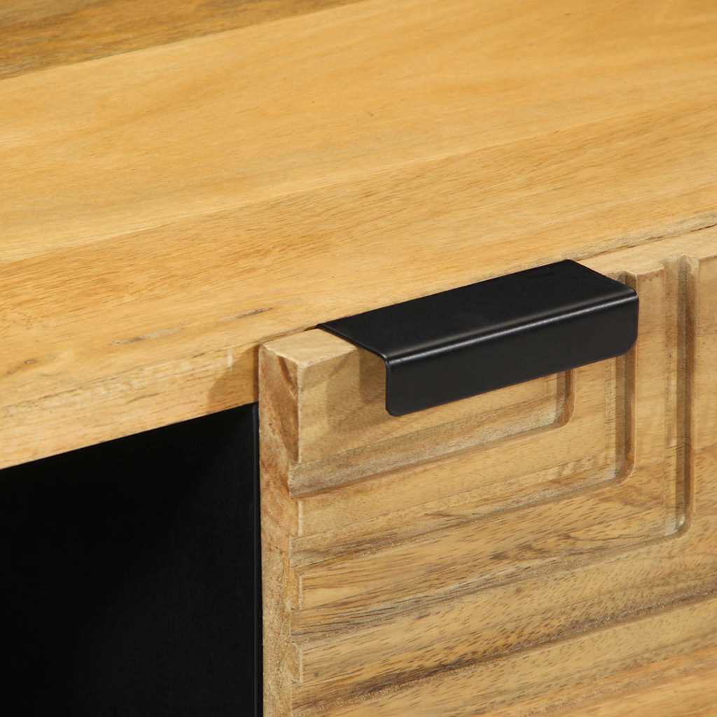 Salontafel 80x50x40 cm massief mangohout bruin is nu te koop bij PeponiXL, paradijselijk wonen!