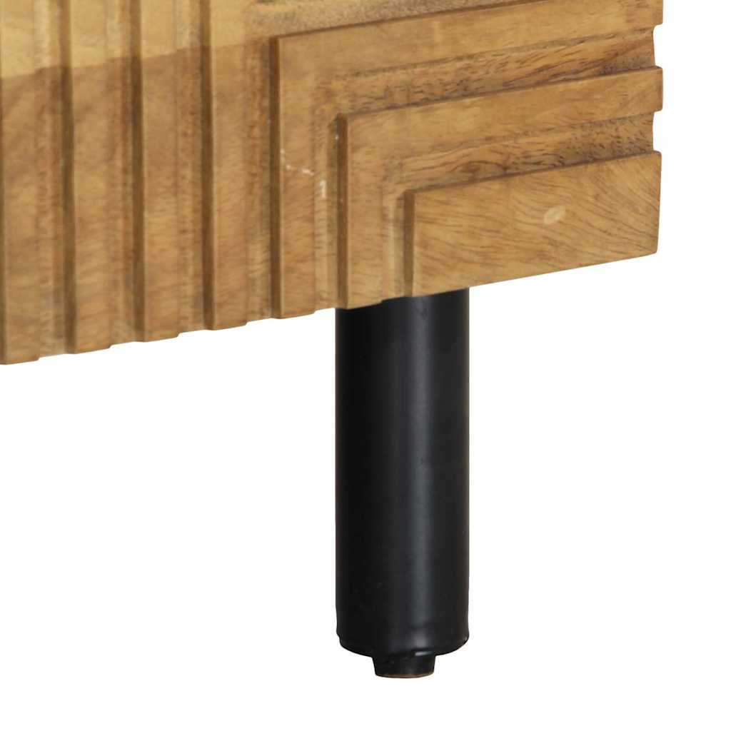 Salontafel 80x50x40 cm massief mangohout bruin is nu te koop bij PeponiXL, paradijselijk wonen!